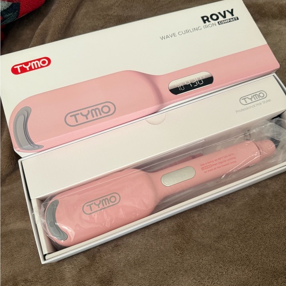 Tymo Pink Wave Curling Iron - Picture 2 of 4